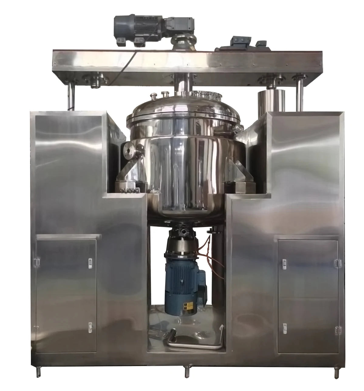 500L Stainless steel emulsifying machine vacuum emulsifier mixing tank system