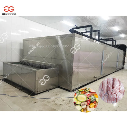 Kenyon Nitrogen Flash Strawberry Quick Tunnel Freezer Industry Cryogenic Blast Freezer For Fruits