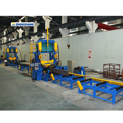 H Beam Gantry Type Metal Welding Straightening Machine-Auto For Steel Structure Production Line