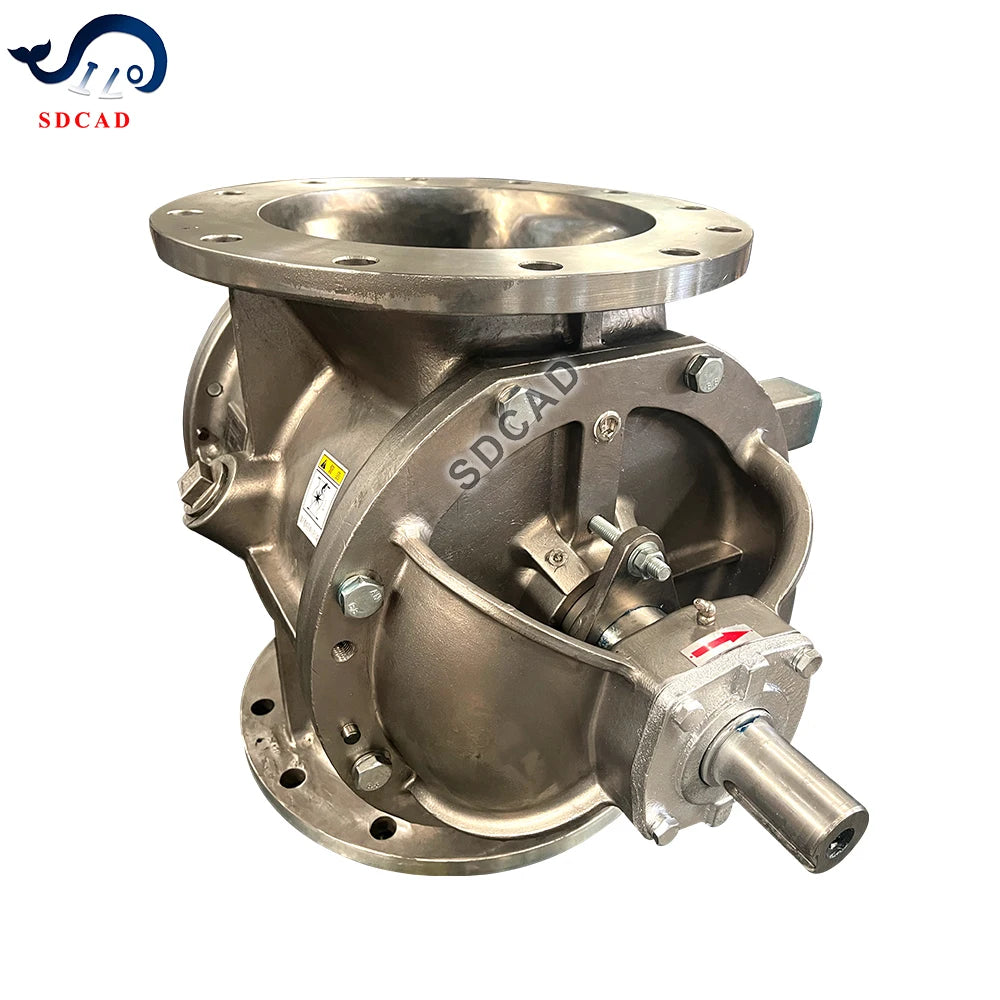 SDCAD Brand  hygienic feeder suspend flow stainless steel rotary feeder pneumatic conveyor system