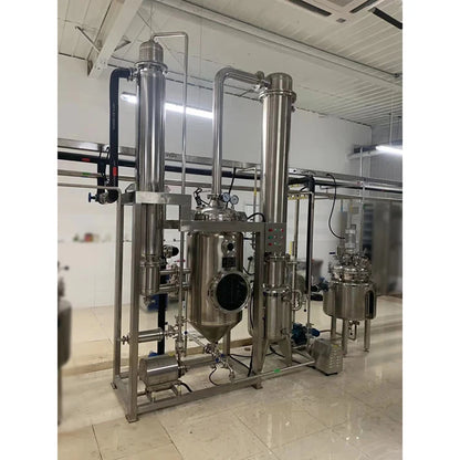 Stainless steel  oil evaporation equipment falling film vacuum concentrator evaporator