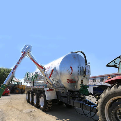 High Efficiency Tractor Towable Liquid Manure Tank Trailer Fertilizer Slurry Spreader For Grassland
