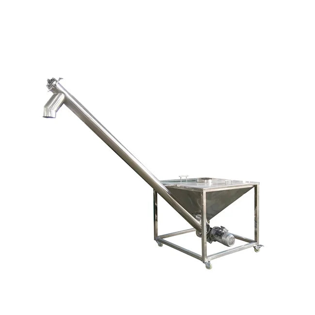 U screw conveyor cement coal ash shaftless screw conveyor
