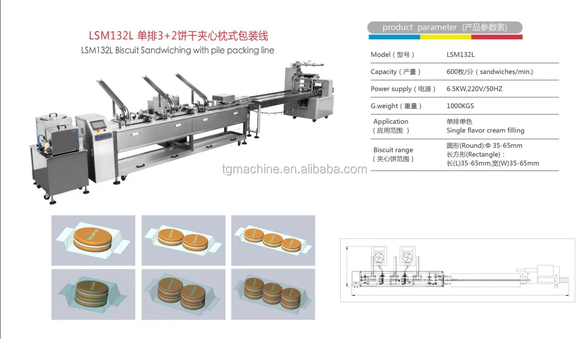 Automatic industrial bakery production line gas tunnel oven for bread biscuit cake cookie baking