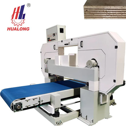Hualong stone machinery Band Wire Saw Cutting Composited Split Face Horizontal Splitting Machine for marble granite slab