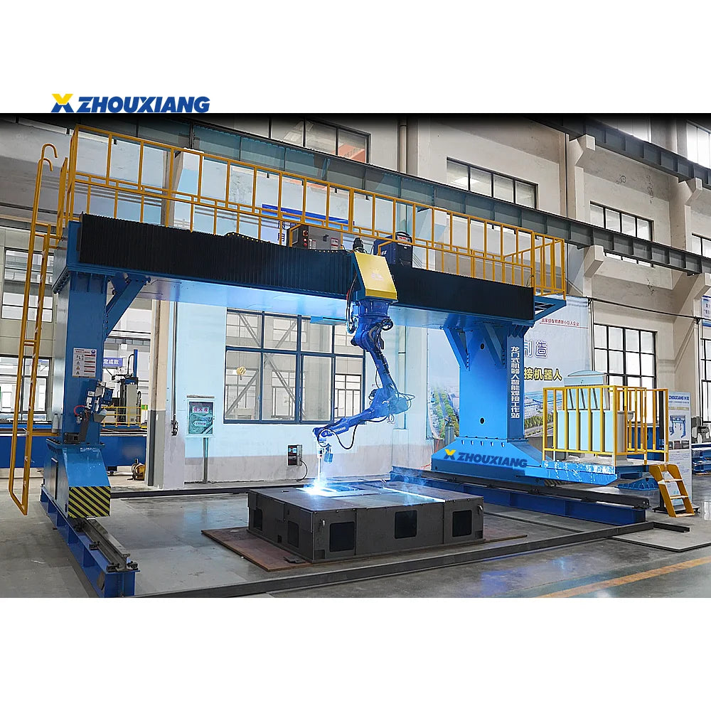 Cost-Effective Industrial Steel Structure Weld Robot Station Welding For H-Beam