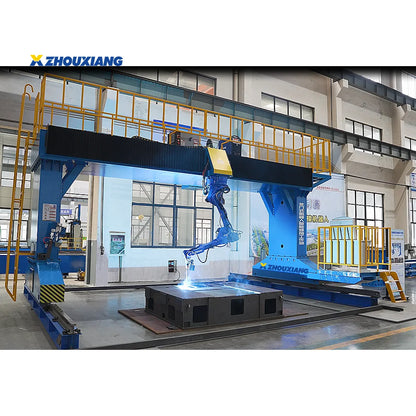 Cost-Effective Industrial Steel Structure Weld Robot Station Welding For H-Beam