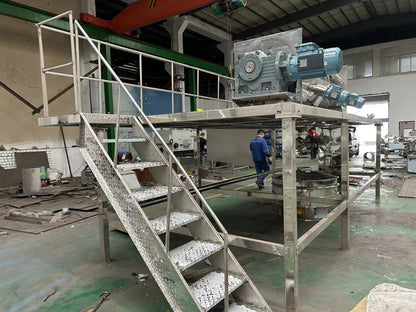 Industrial Dry Powder Mixer Plough Shear Mixer Plough Blender Food Mixing Machine