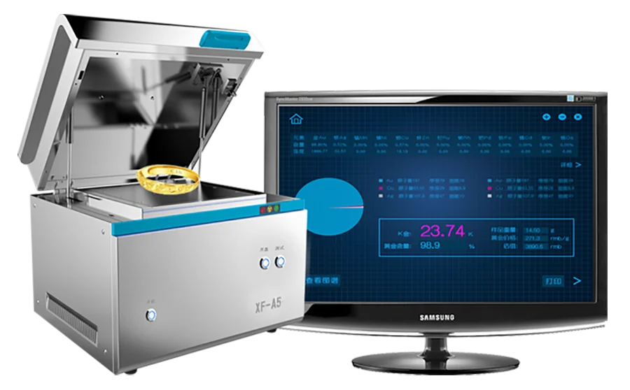 High Accuracy Xrf Gold Metal Analyzer Testing Machine detector gold professional metal detector