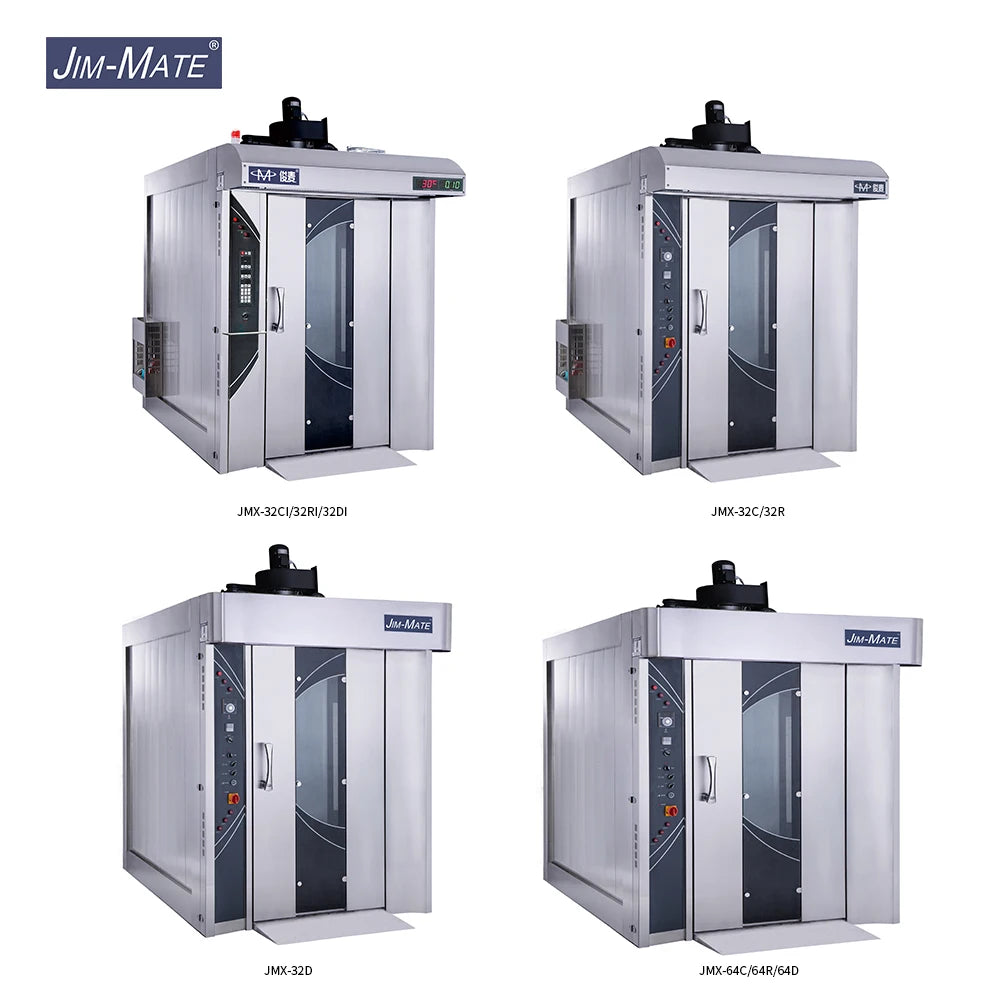 64 trays Large size industrial baking equipment bakery bread making machine 64 trays rotary oven