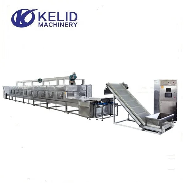 Microwave Silkworm Cocoon Dryer Machinery Tunnel Microwave Oven