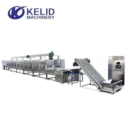 Microwave Silkworm Cocoon Dryer Machinery Tunnel Microwave Oven