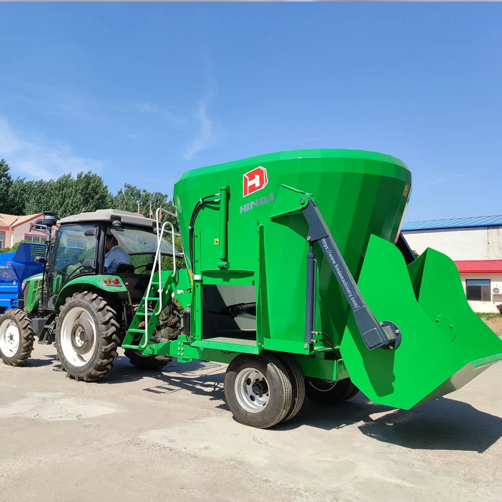 HINDA animal feed blender and mixer PTO TMR cattle food mixer stand mixer