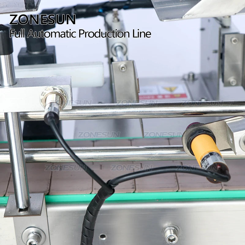 ZONESUN Automatic 4 Heads Servo Motor Plastic Liquor Wine Juice Drinks Irregular Bottle Filling Capping Machine Production Line