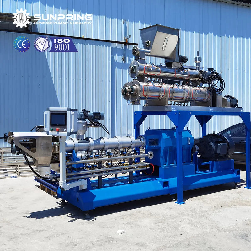 SunPring fish food extruder fish feed pelletizer floating fish feed extruder