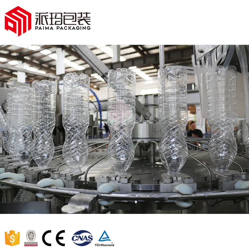 Paima Packaging full automatic 40000 bph 3 in 1 mineral spring water bottling machine