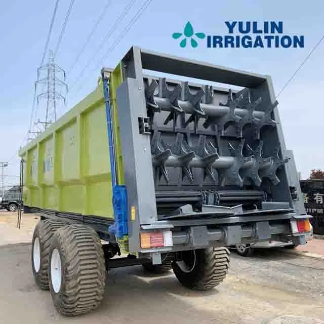 Livestock manure organic fertilizer treatment equipment Dry manure spreader