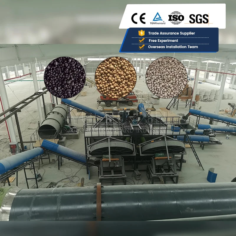 Chicken manure organic fertilizer production line animal manure organic fertilizer production line