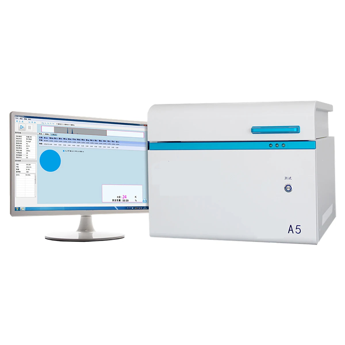 High Accuracy Xrf Gold Metal Analyzer Testing Machine
