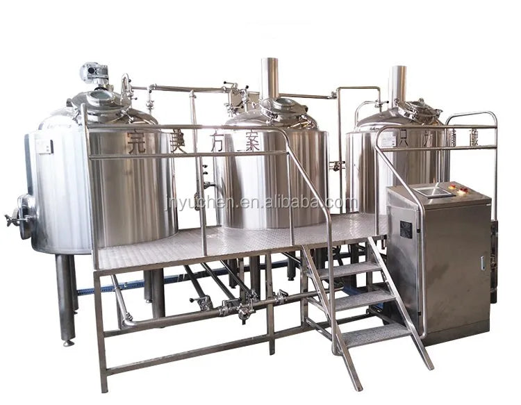 Rainbow 2/3/4 vessels mini brewery equipment 5HL brewhouse 500l mash tank mash tun for sale