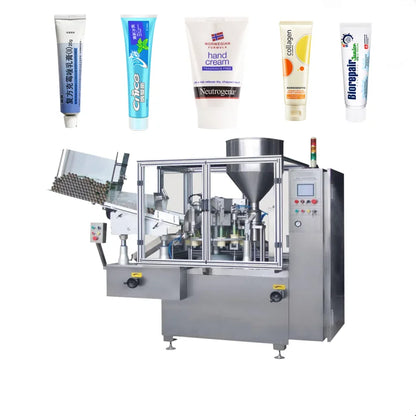 High Speed Soft Alu Plastic Tube Semi Auto Lotion Cream Full Automatic Filling And Sealing Machine For Sale Price