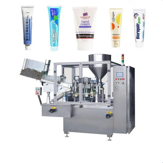 High Speed Soft Alu Plastic Tube Semi Auto Lotion Cream Full Automatic Filling And Sealing Machine For Sale Price