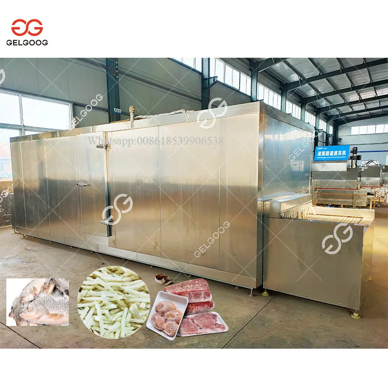 Kenyon Nitrogen Flash Strawberry Quick Tunnel Freezer Industry Cryogenic Blast Freezer For Fruits