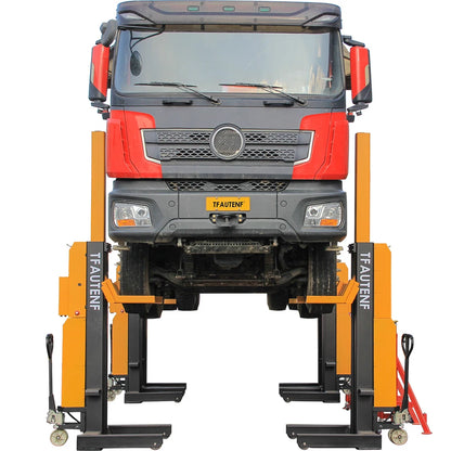 TFAUTENF 30 tons heavy duty Mobile column Lift electrical hydraulic truck and Bus Lift four post car lifter vehicle post lifts