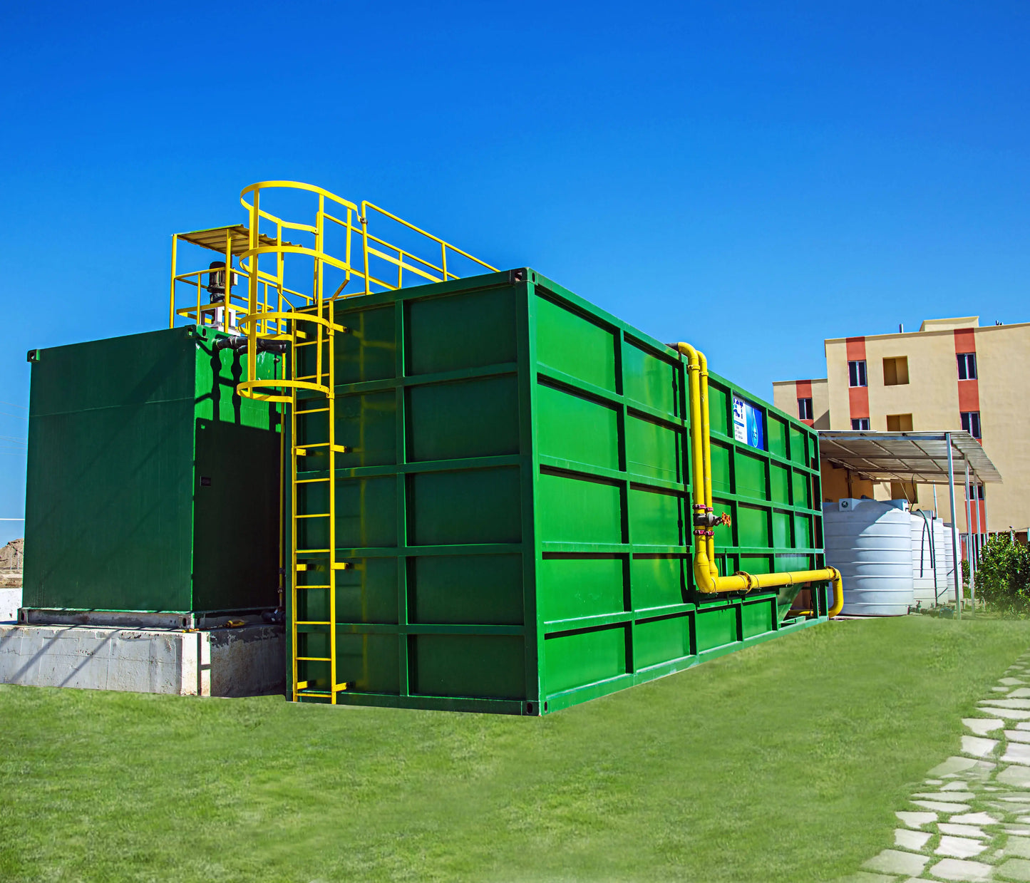 Integrated MBBR biochemical sewage treatment equipment system