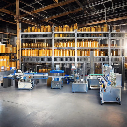 Automatic Bottling Production Line for Beverages and Juice for Vodka Wine round Can Liquid Filling Packaging