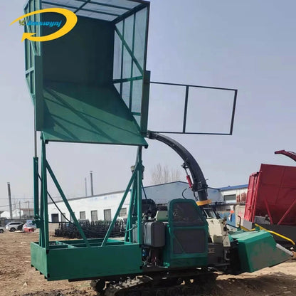 maize corn forage harvester with picking and husker for the ear corn and cornstorw combine harvest