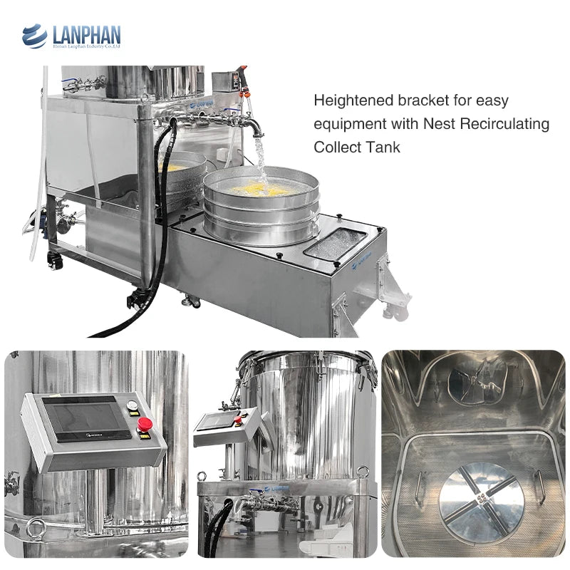 New Solventless Extraction Machine With Explosion-proof Motor For Plant Separation