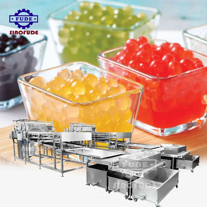New product ideas 2023 multifunctional single head popping boba making machine complete  boba production line