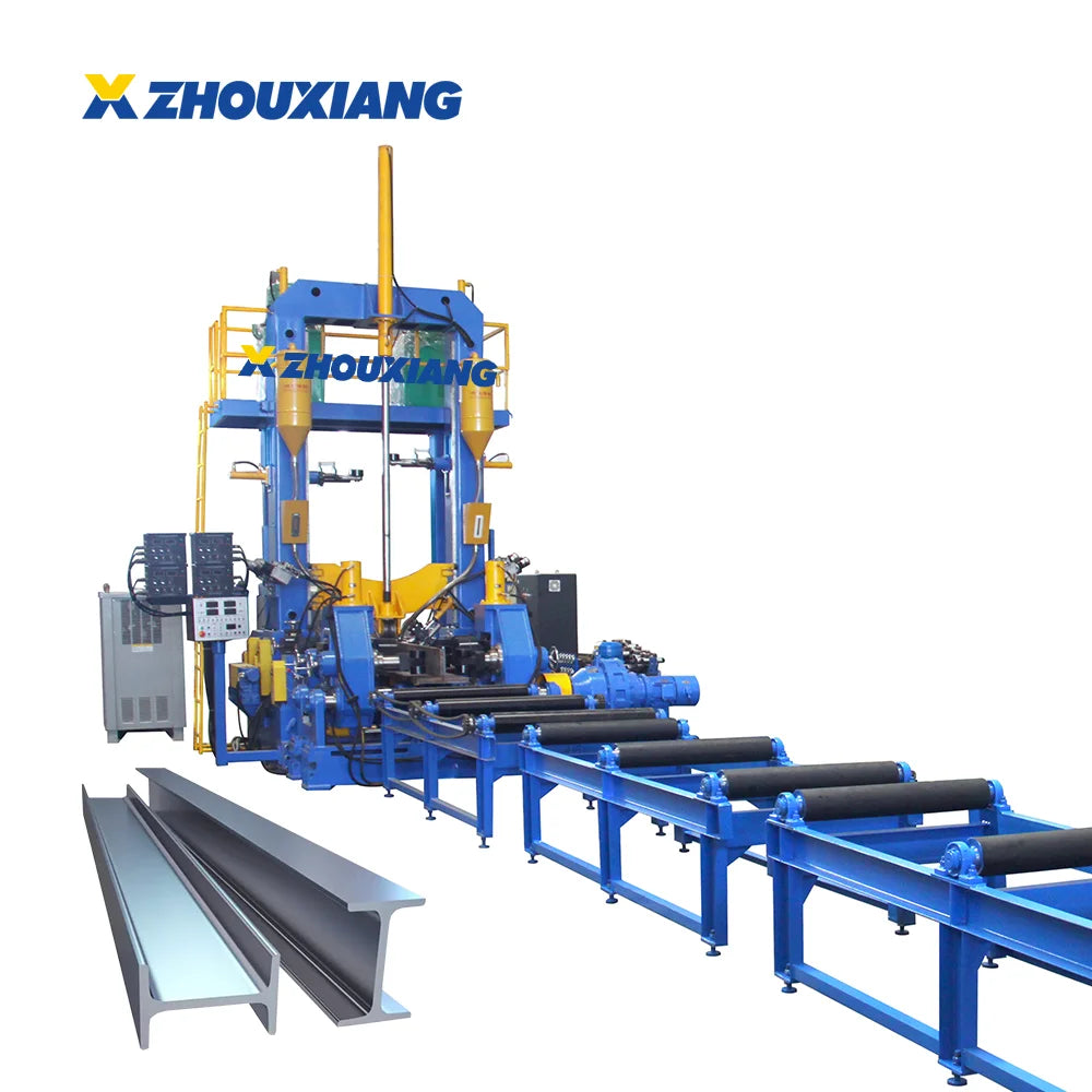 Metal H Beam Production Product Processing Line H Beam Assembling Welding Straightening Machine