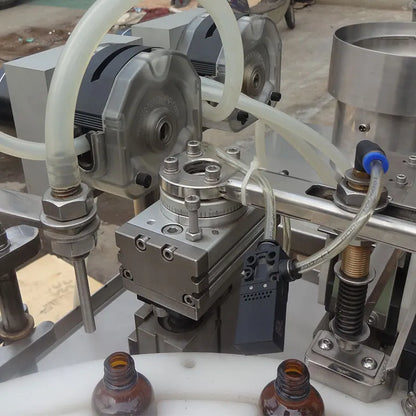 Full production line filling machine essential oils roll on glass perfume essential oil bottle liquid filling capping machine