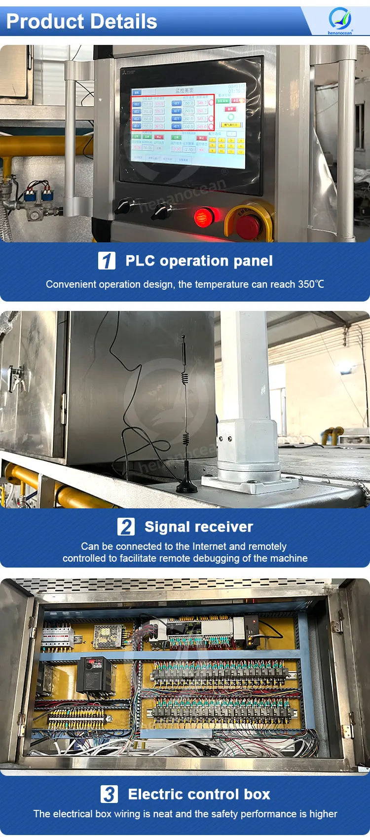 OCEAN High Quality Continuous Medium Pastry Bake Cookie Pita Bread Tunnel Oven for Bakery
