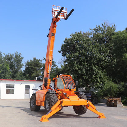 Telescopic forklift euro 5 engine 4t 4.5t 5ton telehandler forklifft with 17m 18m llift height