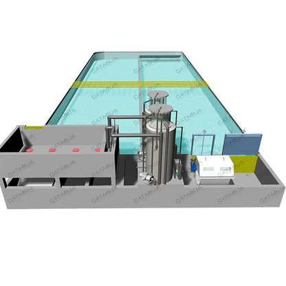 CATAQUA Raceway Tank RAS Recirculating Aquaculture Equipment Arowana Fish Farm Aquarium Systems