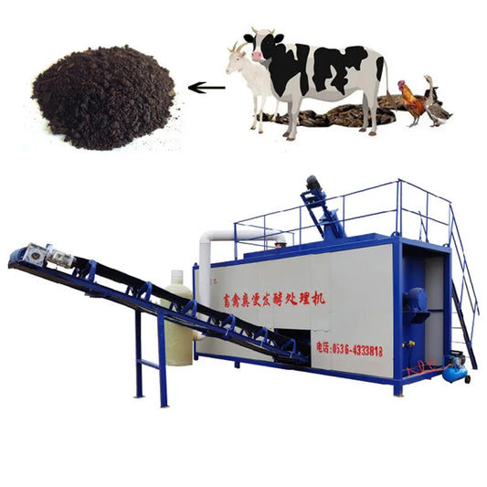High quality farm animal manure treatment equipment compost making machines