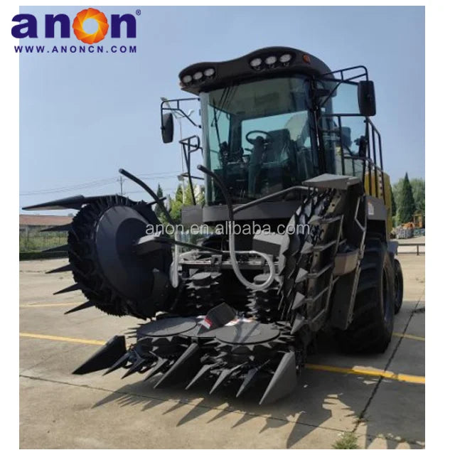 ANON mini silage forage harvester Multifunction Agricultural Corn Combine Harvester for sale china forage harvester manufacturer