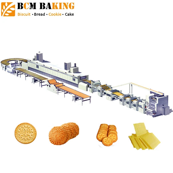 Automatic industrial bakery production line gas tunnel oven for bread biscuit cake cookie baking