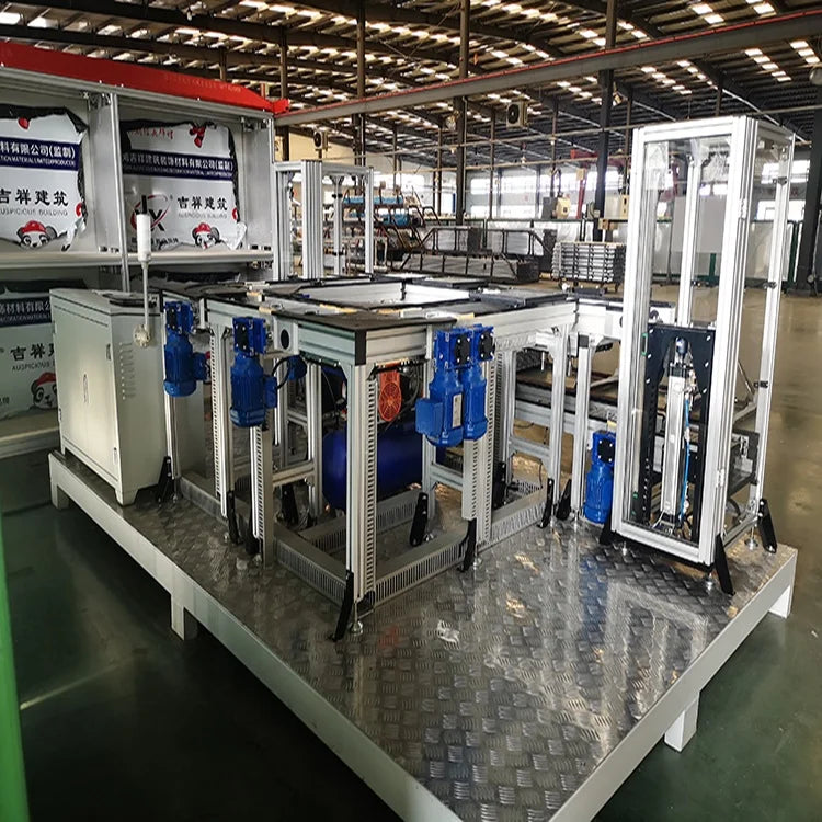 ZhengHe Pallet conveyor system XI-TS5 by rollers for engine assembly detection line