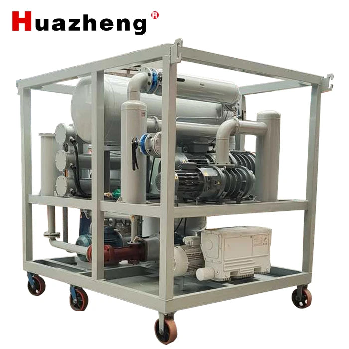 300L/Min Double Stage Multi Functions Vacuum Transformer Oil Purification Machine Insulating Oil Dehydration Plant