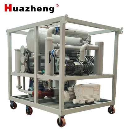 300L/Min Double Stage Multi Functions Vacuum Transformer Oil Purification Machine Insulating Oil Dehydration Plant