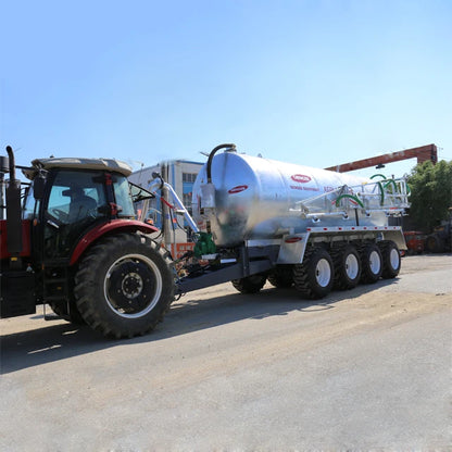 High Efficiency Tractor Towable Liquid Manure Tank Trailer Fertilizer Slurry Spreader For Grassland