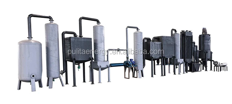 20kW 120kW 300kW Small Wood Charcoal Syngas Biomass Gasifier Stove  System