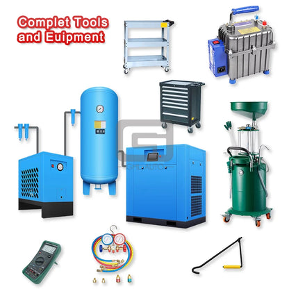One Stop Full Set Workshop Garage Equipment Tire Balancer Tire Changer Wheel Alignment Machine Combo
