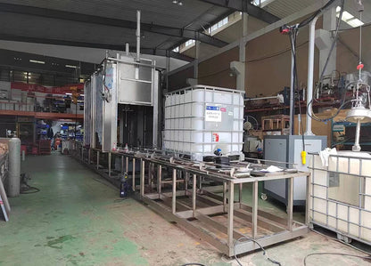 IBC cleaning equipment, semi-automatic tote blaster, ibc tote cleaner