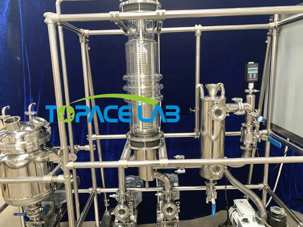 Topacelab Molecular Distillation Equipment Oil Distillation Extraction Equipment 2L~6L/H