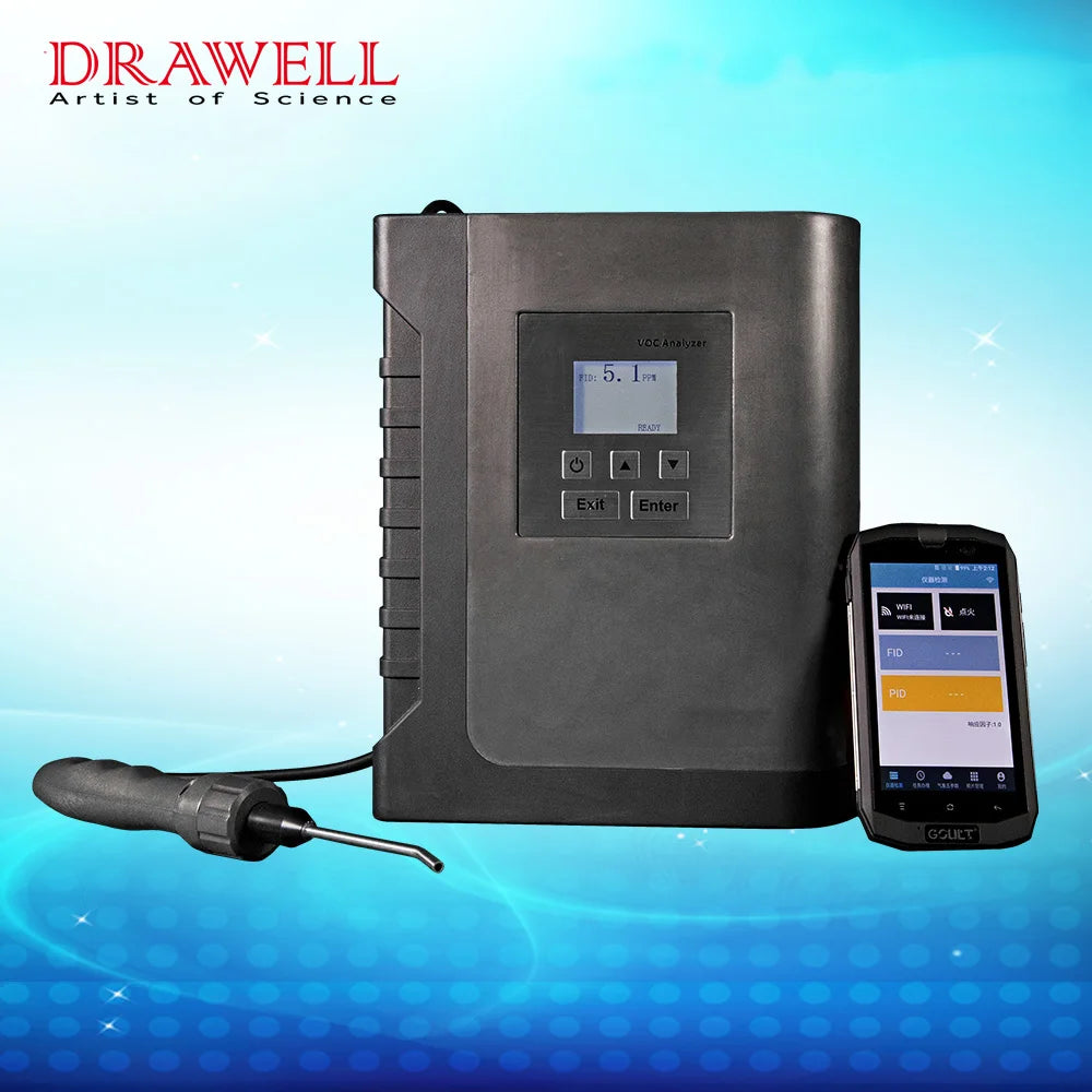DW-EXPEC3100 Total Hydrocarbon Detection FID & PID VOC Analyzer Gas Analyzer Portable
